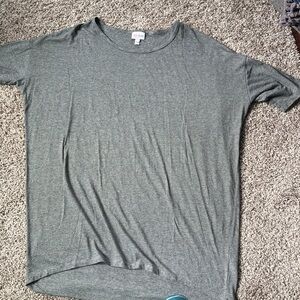 LuLaRoe Gray Short Sleeve Tee